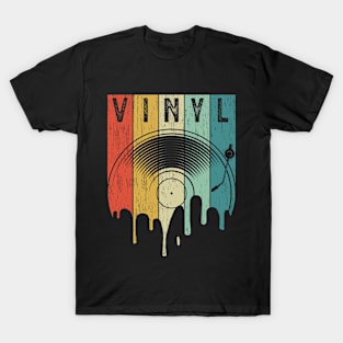 Vintage Vinyl Funny Liquid LP For Music Lovers T-Shirt